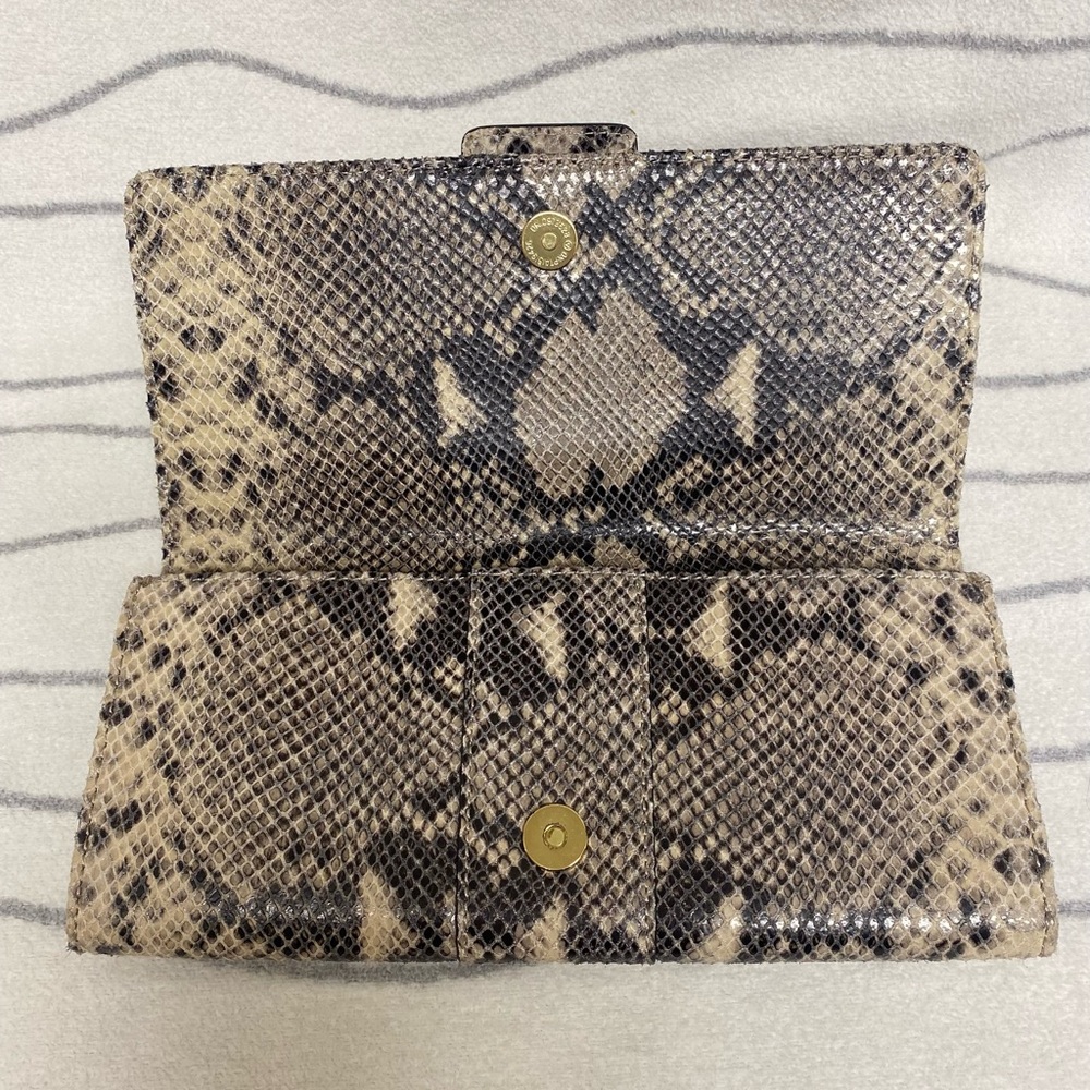 Michael Kors Leather Python Clutch - image 4